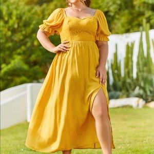 Beautiful yellow dress